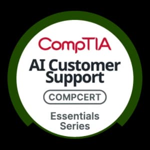 AI Customer Support Essentials badge
